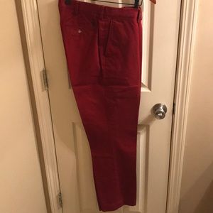 Polo by Ralph Lauren Red Preston Paint 100%Cotton Size 34/32.